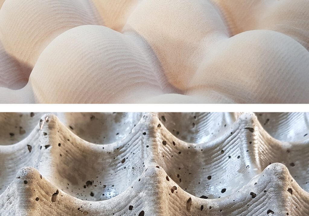 Rationalized concrete molds